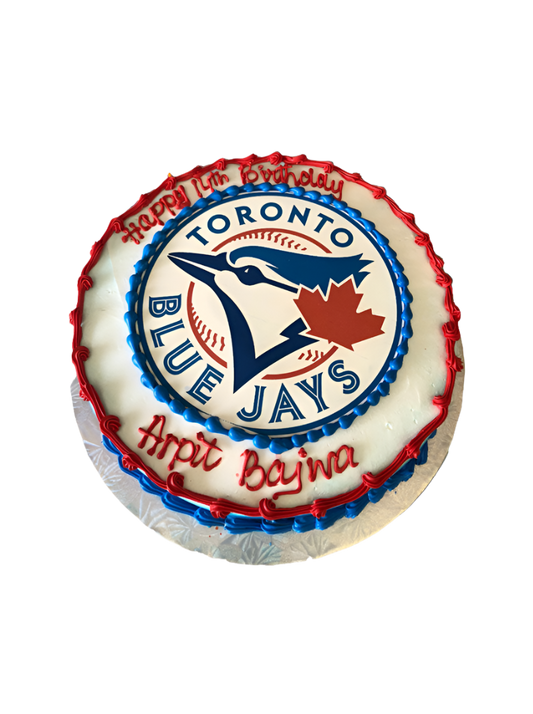 Blue Jays Photo Cake