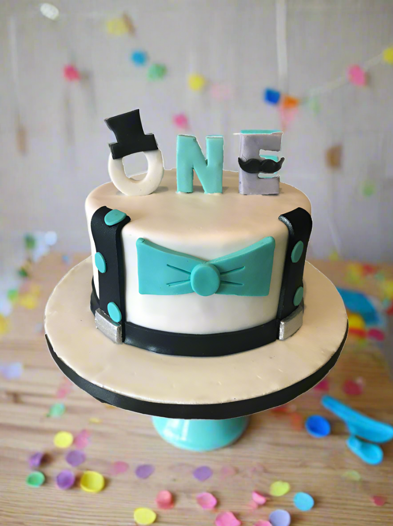 Bow #1 Fondant Cake