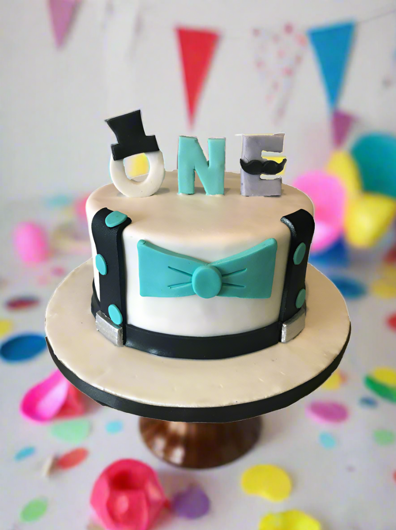 Bow #1 Fondant Cake