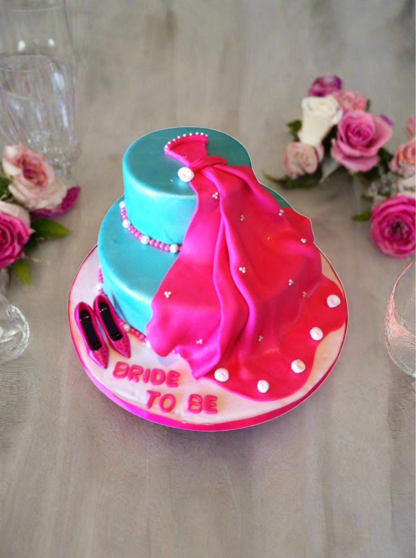 Bride To Be Tiered Cake