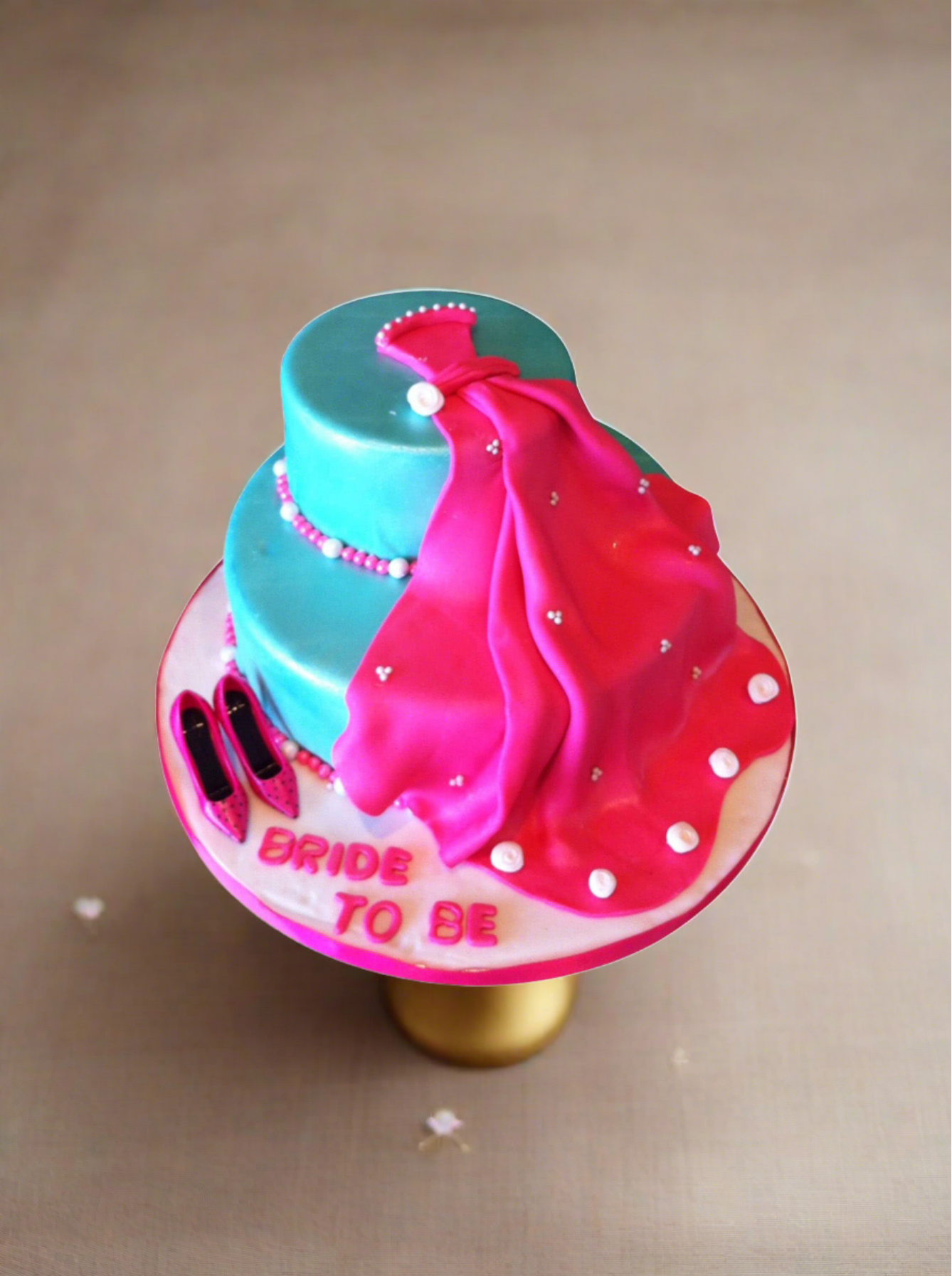 Bride To Be Tiered Cake