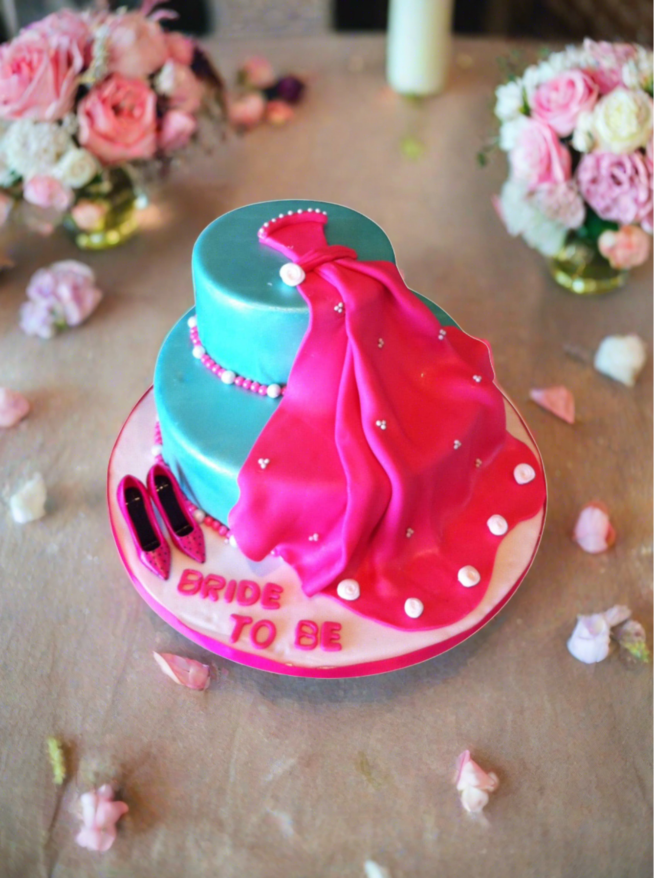 Bride To Be Tiered Cake