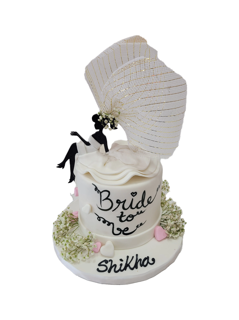 Bride To Be Fondant Cake