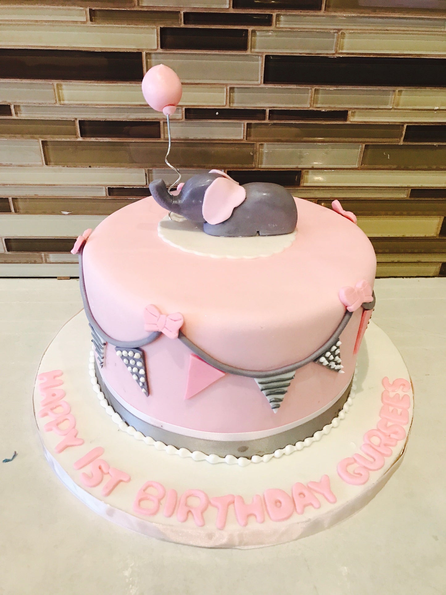 Elephant Birthday Cake - Rashmi's Bakery