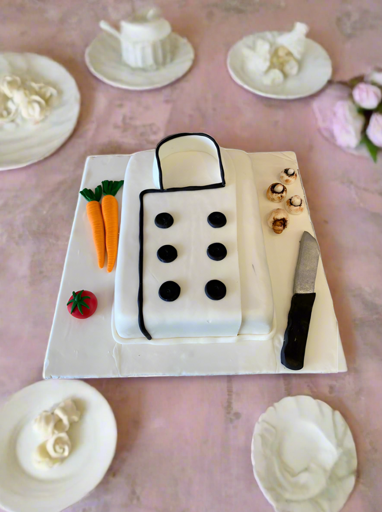 Chef Apron Birthday Cake