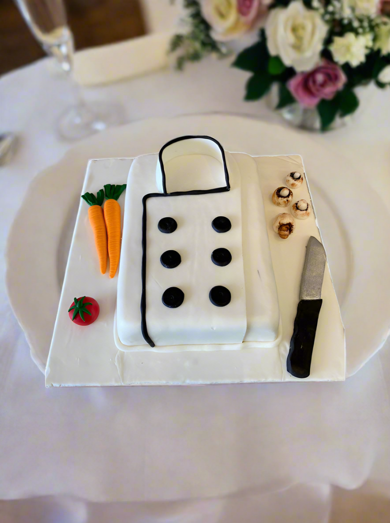 Chef Apron Birthday Cake
