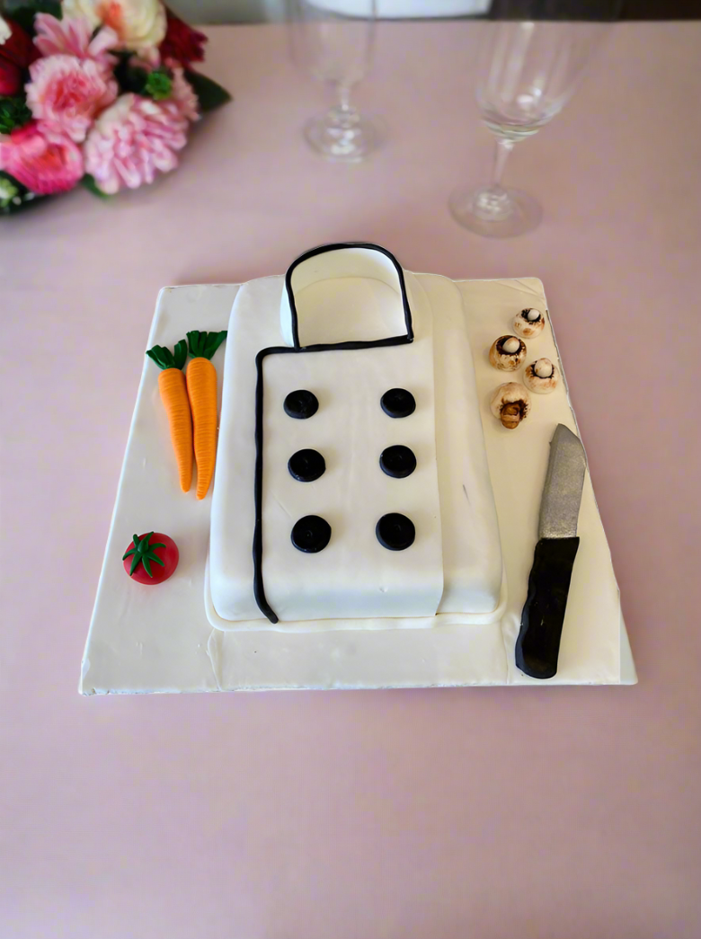 Chef Apron Birthday Cake