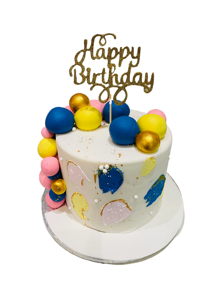 Colors Fondant Cake