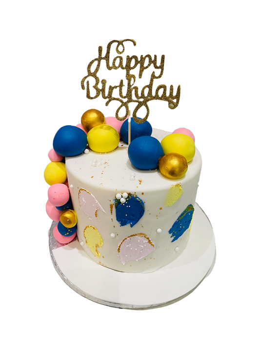 Colors Fondant Cake