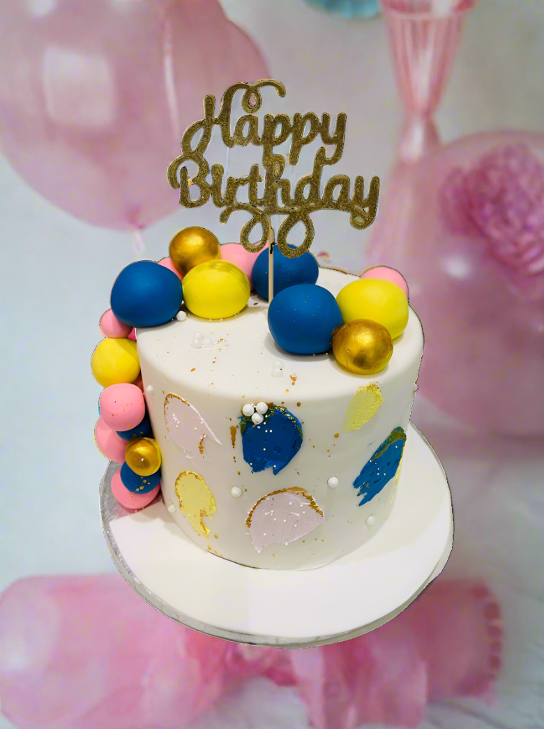 Colors Fondant Cake