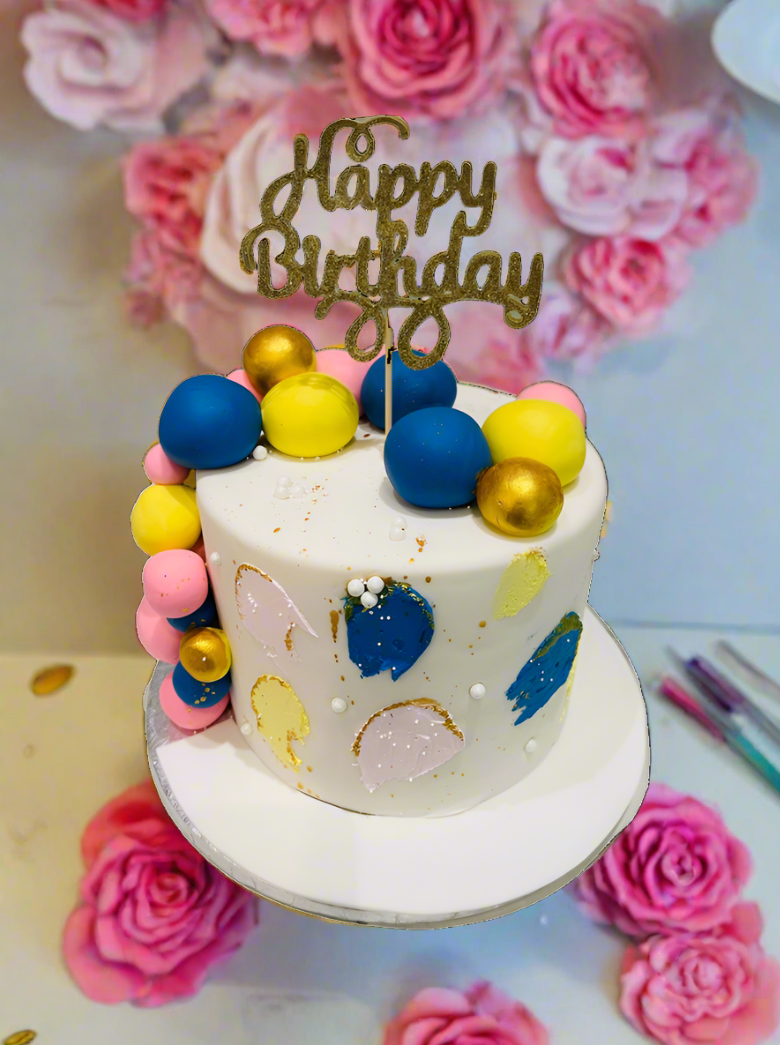 Colors Fondant Cake