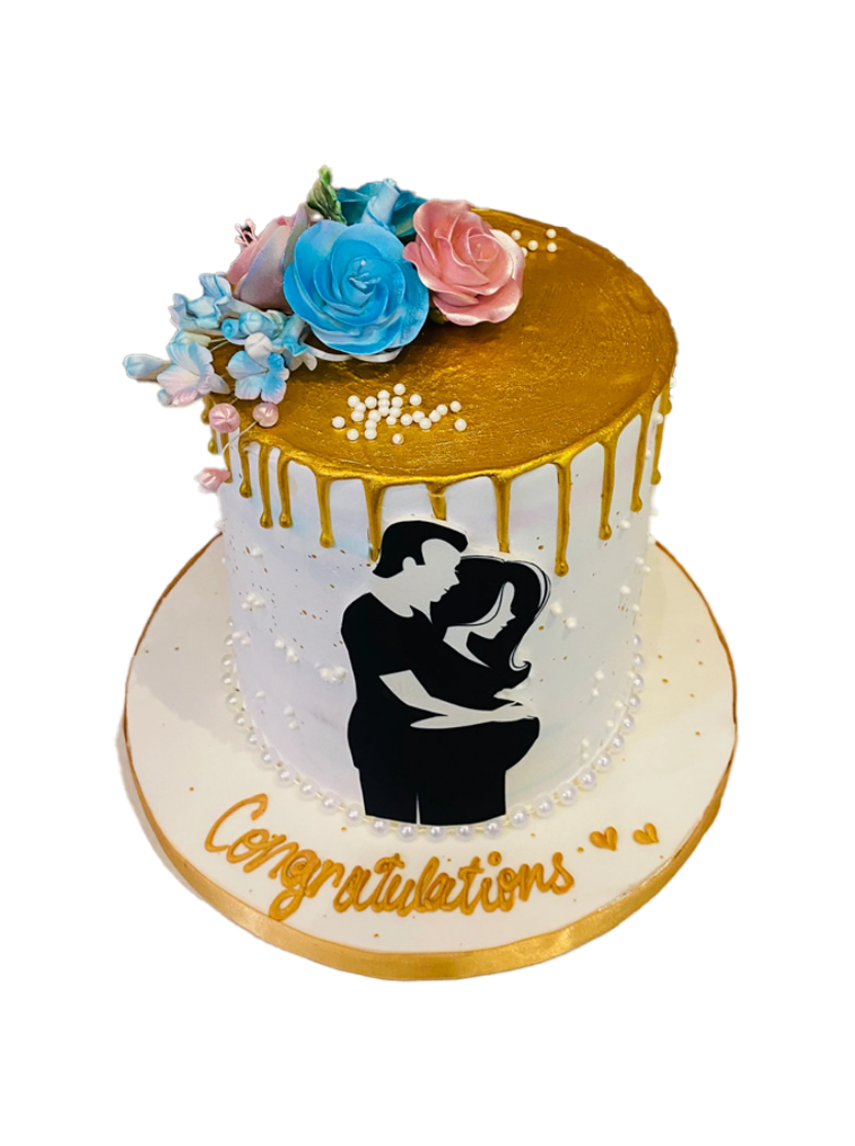 Couple Baby Shower Cake