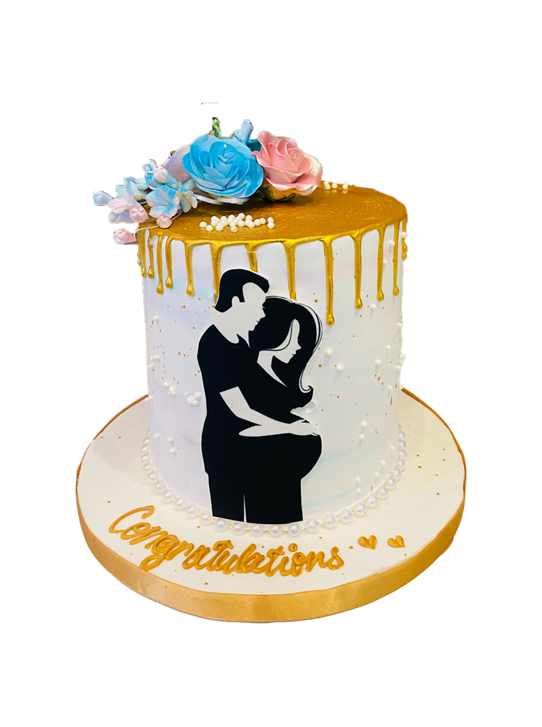Couple Baby Shower Cake