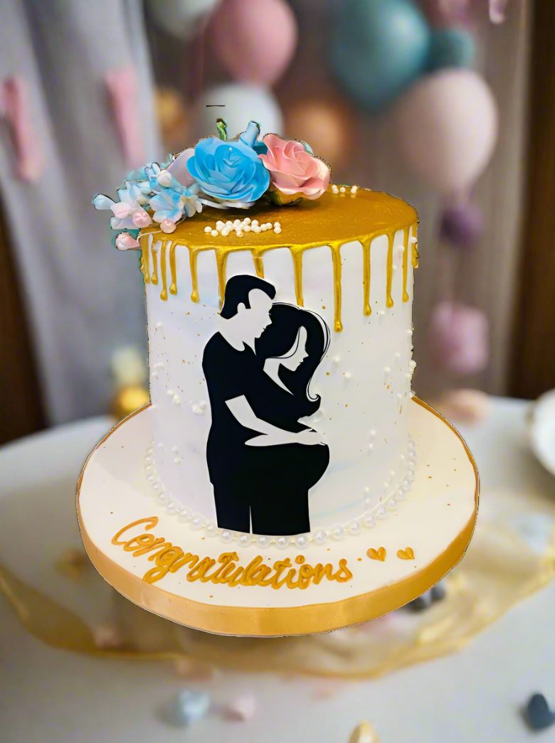 Couple Baby Shower Cake