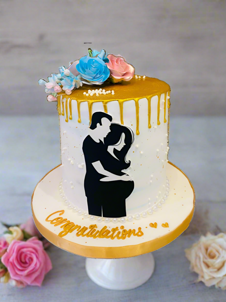 Couple Baby Shower Cake
