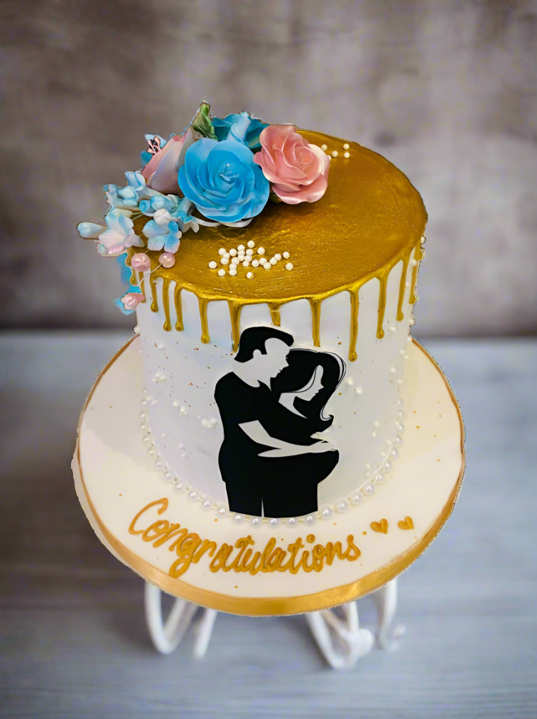 Couple Baby Shower Cake