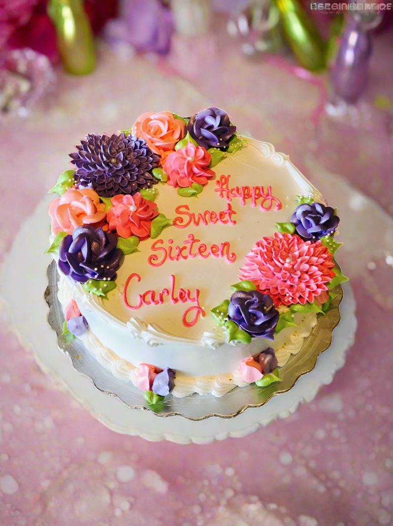 Carley Sweet Sixteen Cake