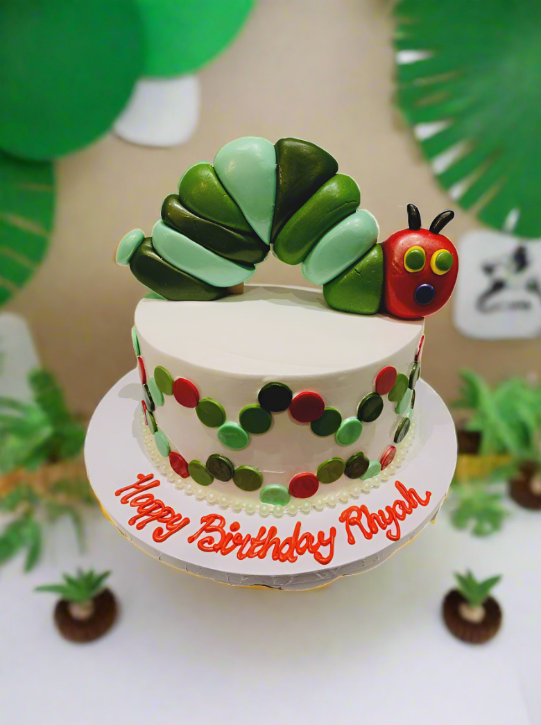 Catterpillar Birthday Cake