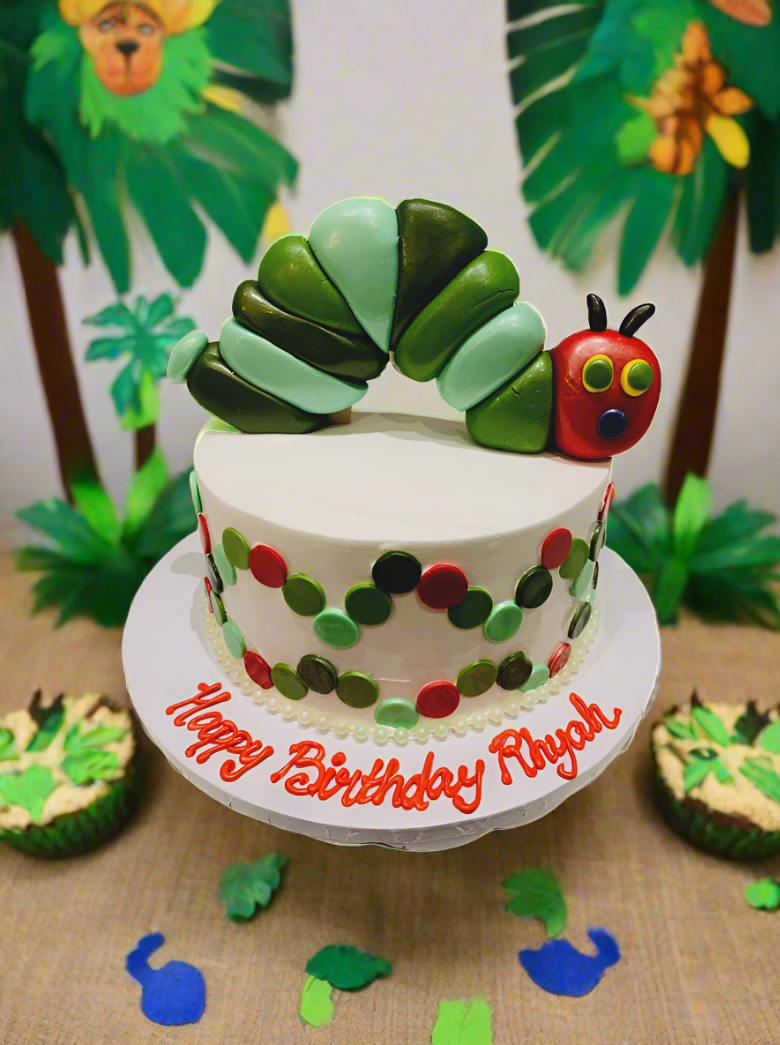 Catterpillar Birthday Cake