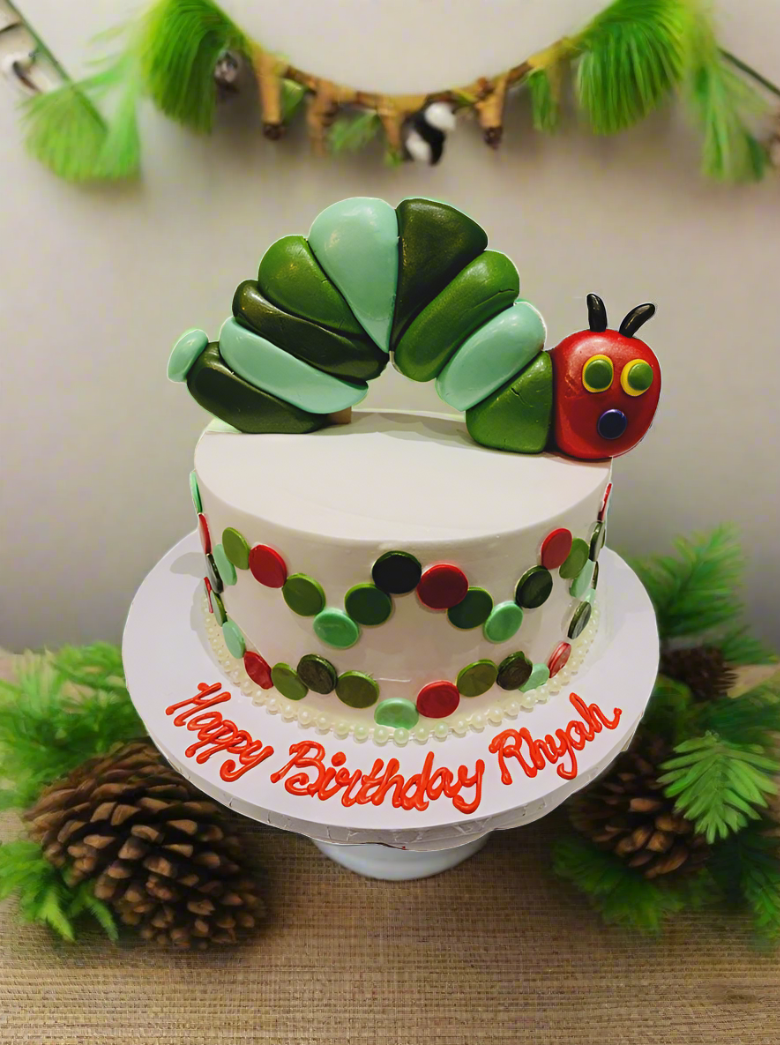 Catterpillar Birthday Cake