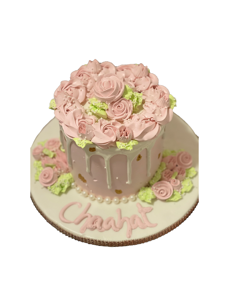 Chaahat Rose Gold Birthday Cake