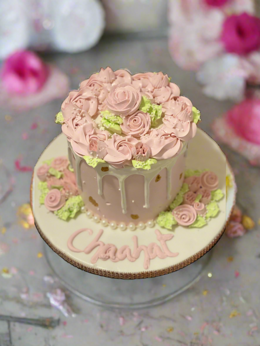 Chaahat Rose Gold Birthday Cake