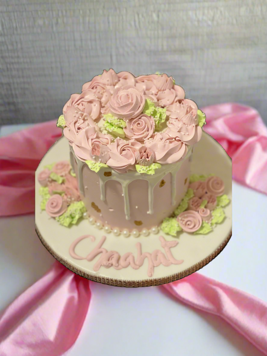 Chaahat Rose Gold Birthday Cake