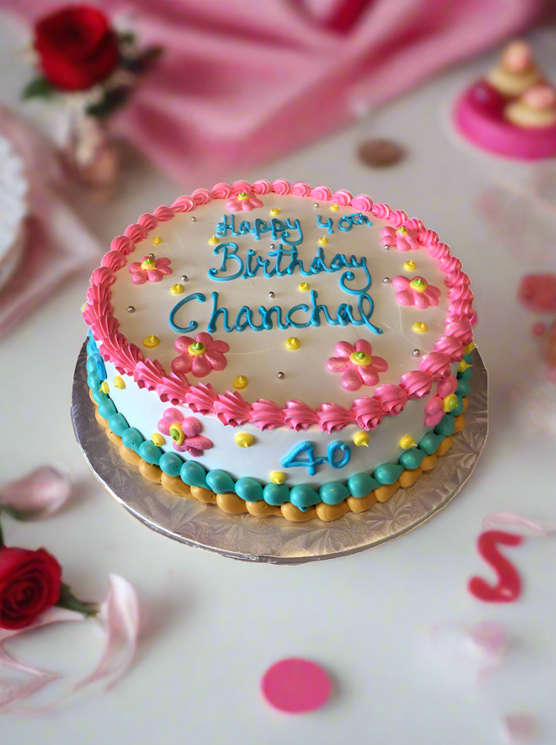 Chanchal Flower Cake