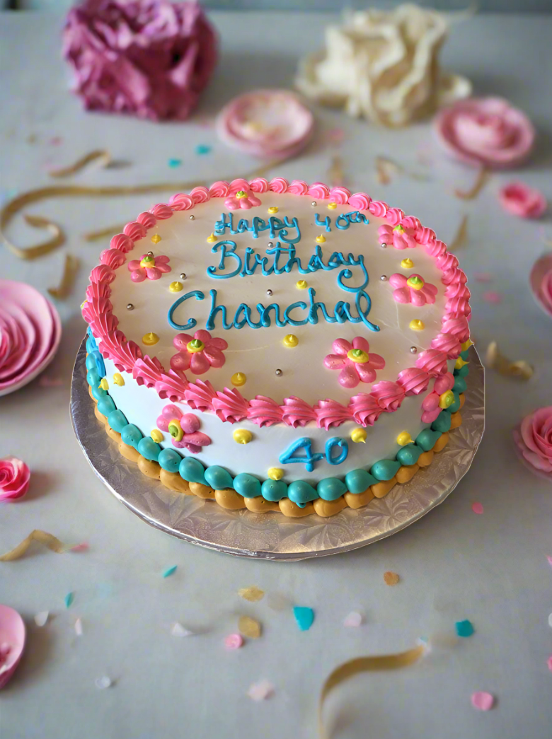 Chanchal Flower Cake