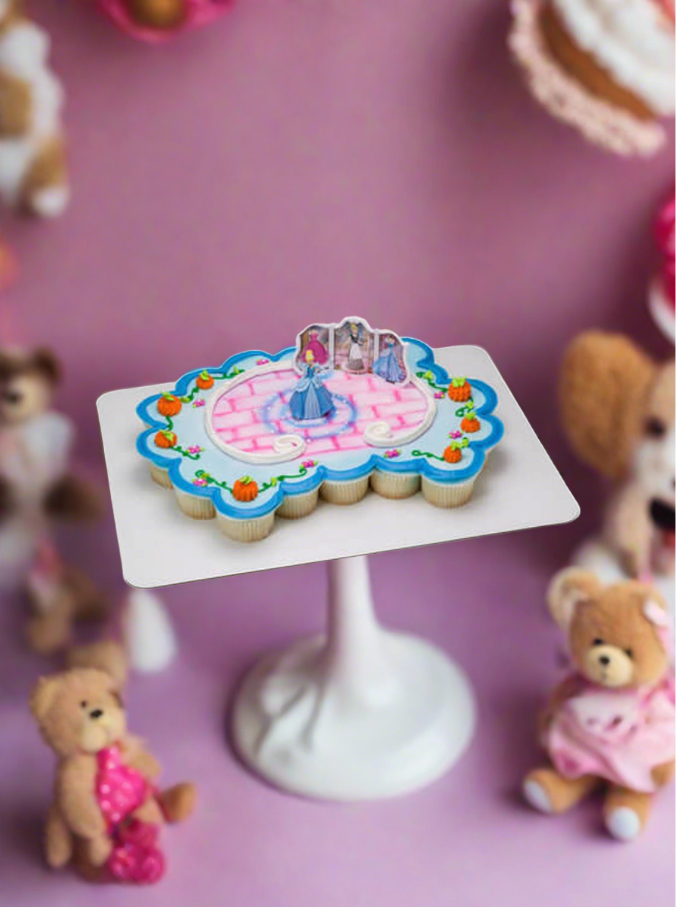 Cinderella Theme Cupcakes
