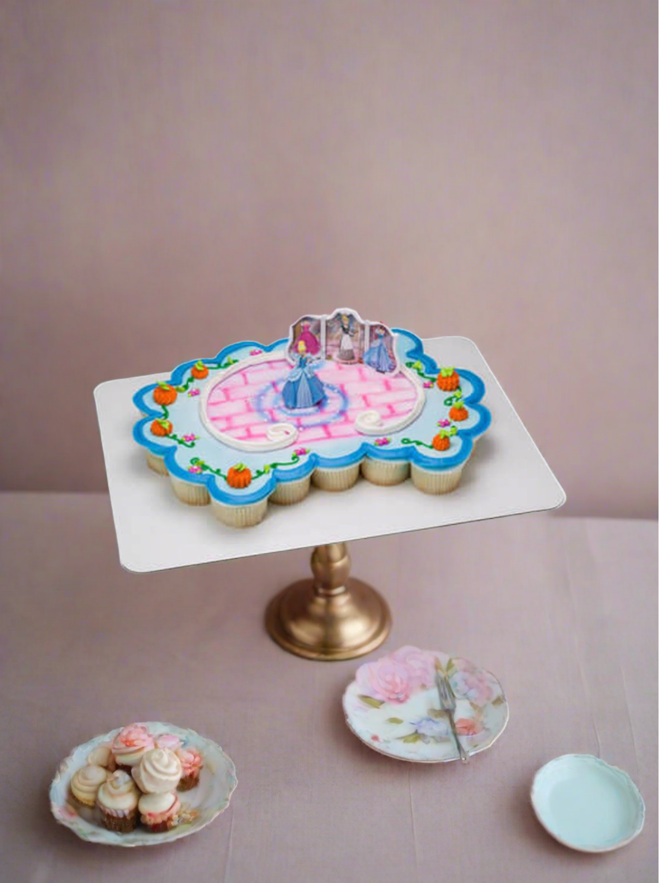 Cinderella Theme Cupcakes