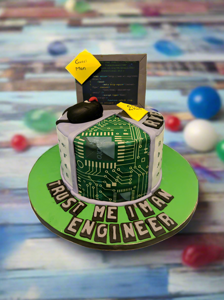 Computer Fondant Cake