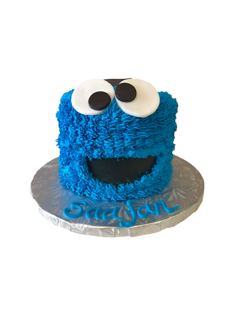 Cookie Monster Smash Cake
