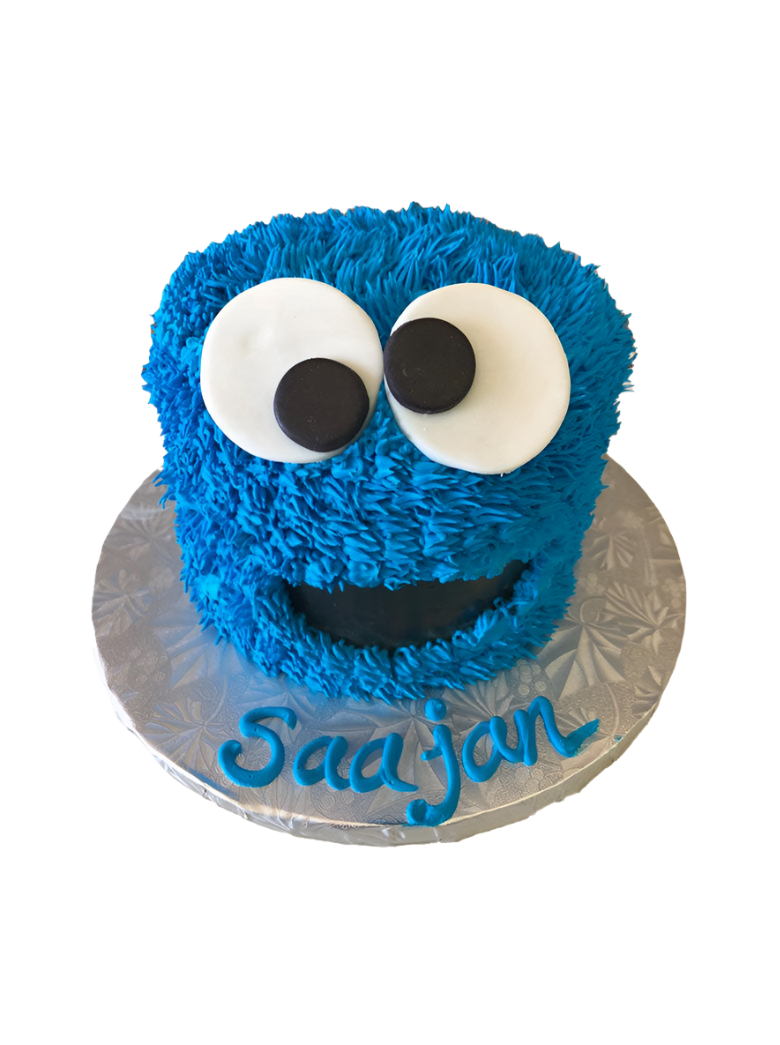 Cookie Monster Smash Cake