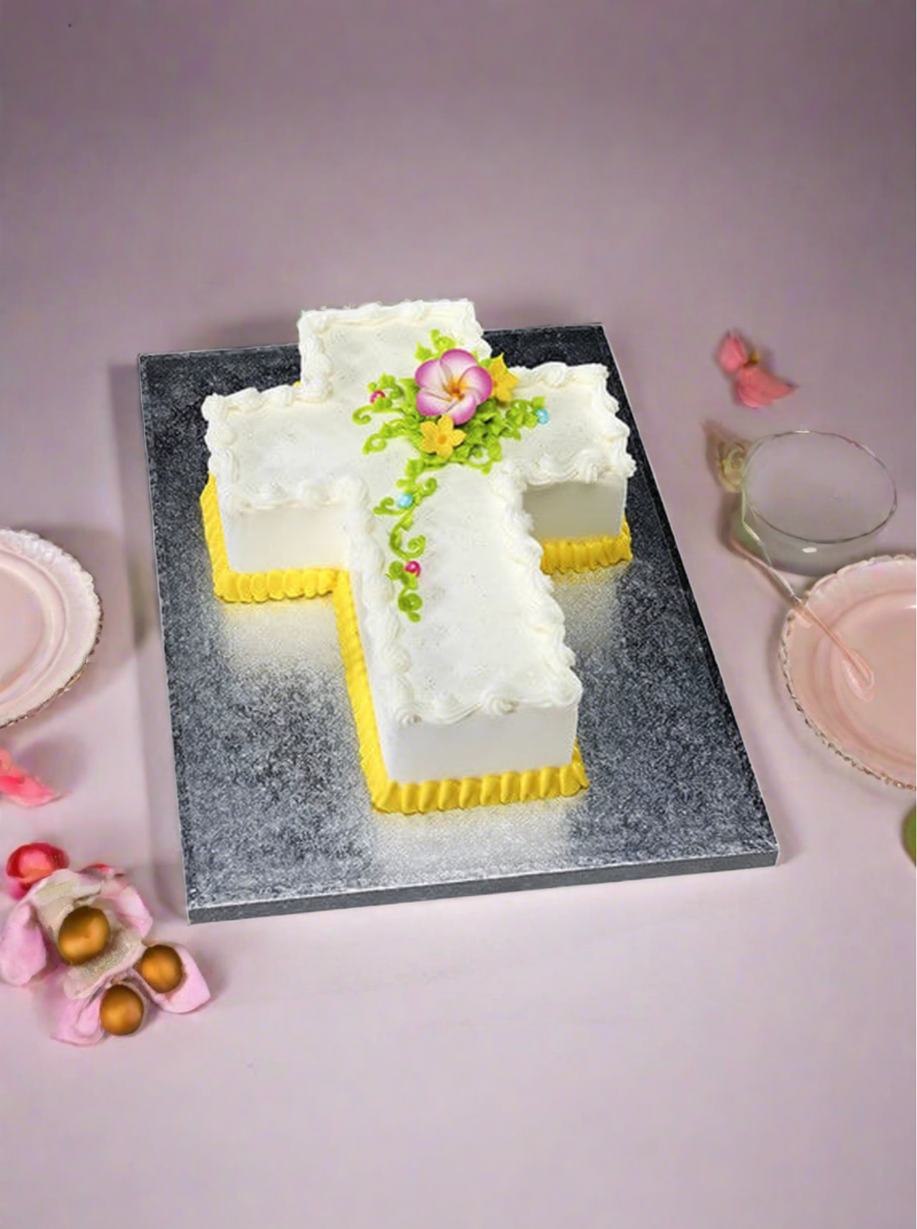 Cross Molded Cake