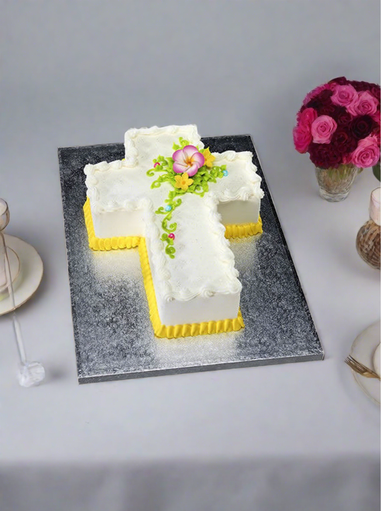 Cross Molded Cake