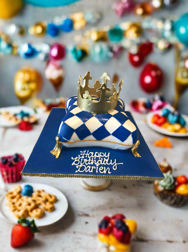Darien Pillow Crown Cake