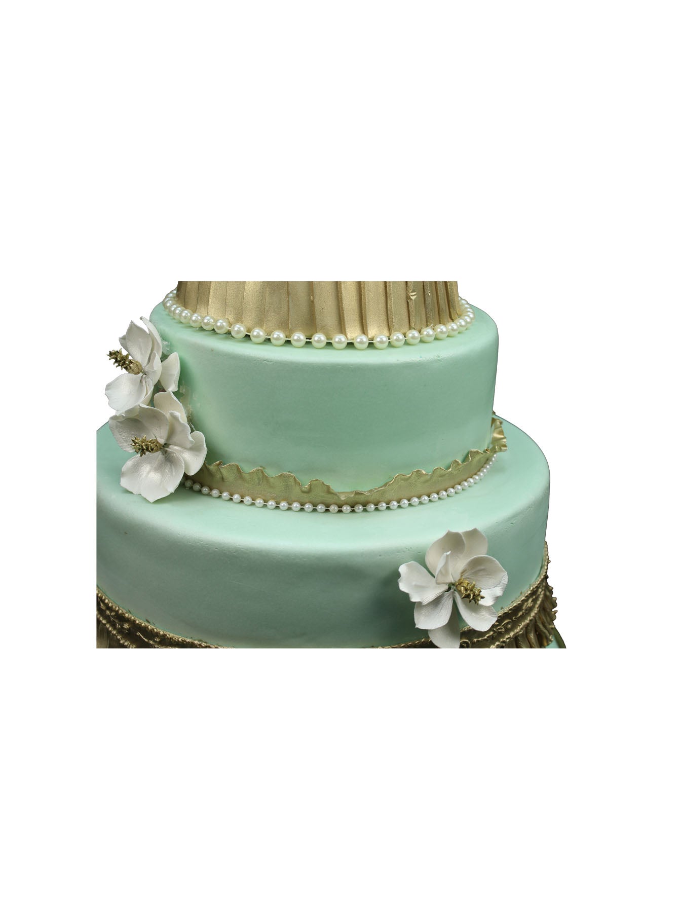 Dimple Wedding Cake