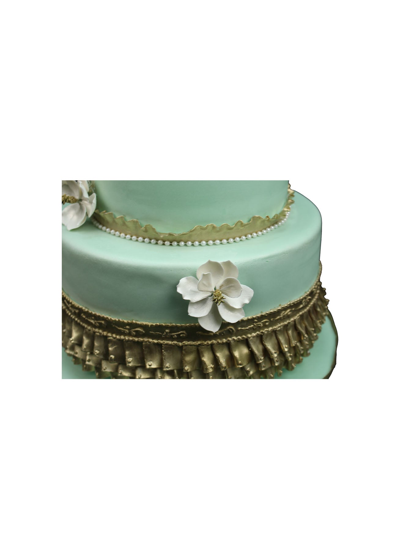 Dimple Wedding Cake