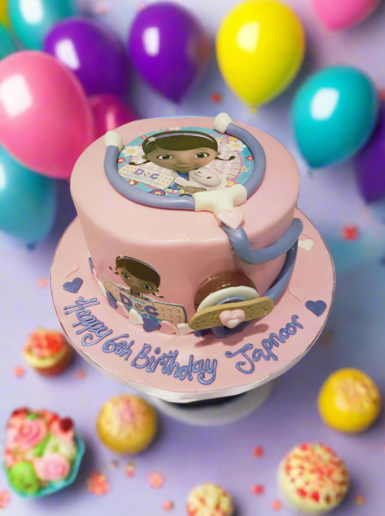 Doc Mcstuffins Fondant Cake