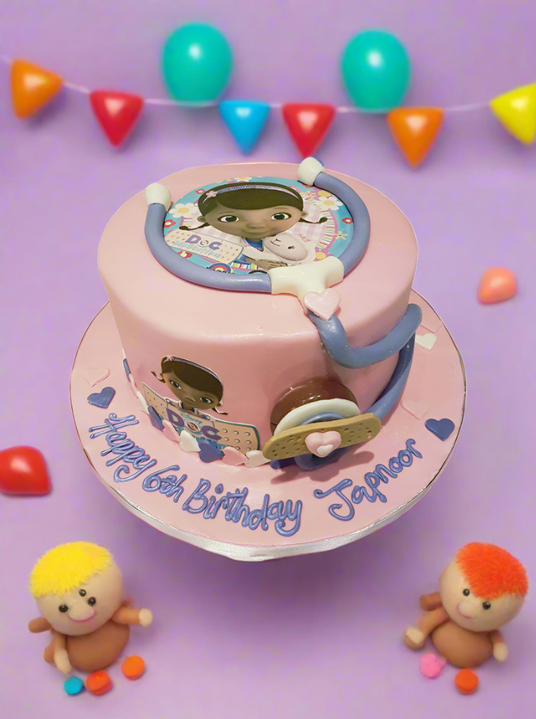 Doc Mcstuffins Fondant Cake
