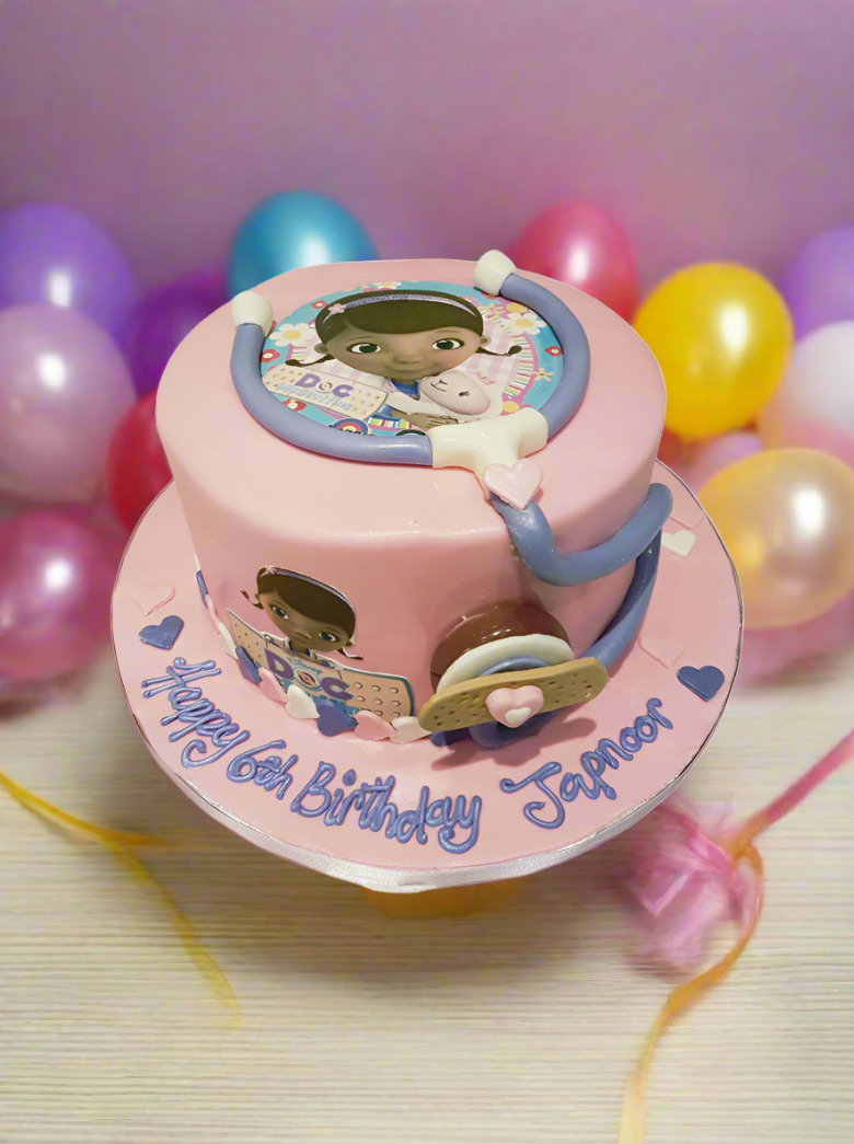 Doc Mcstuffins Fondant Cake