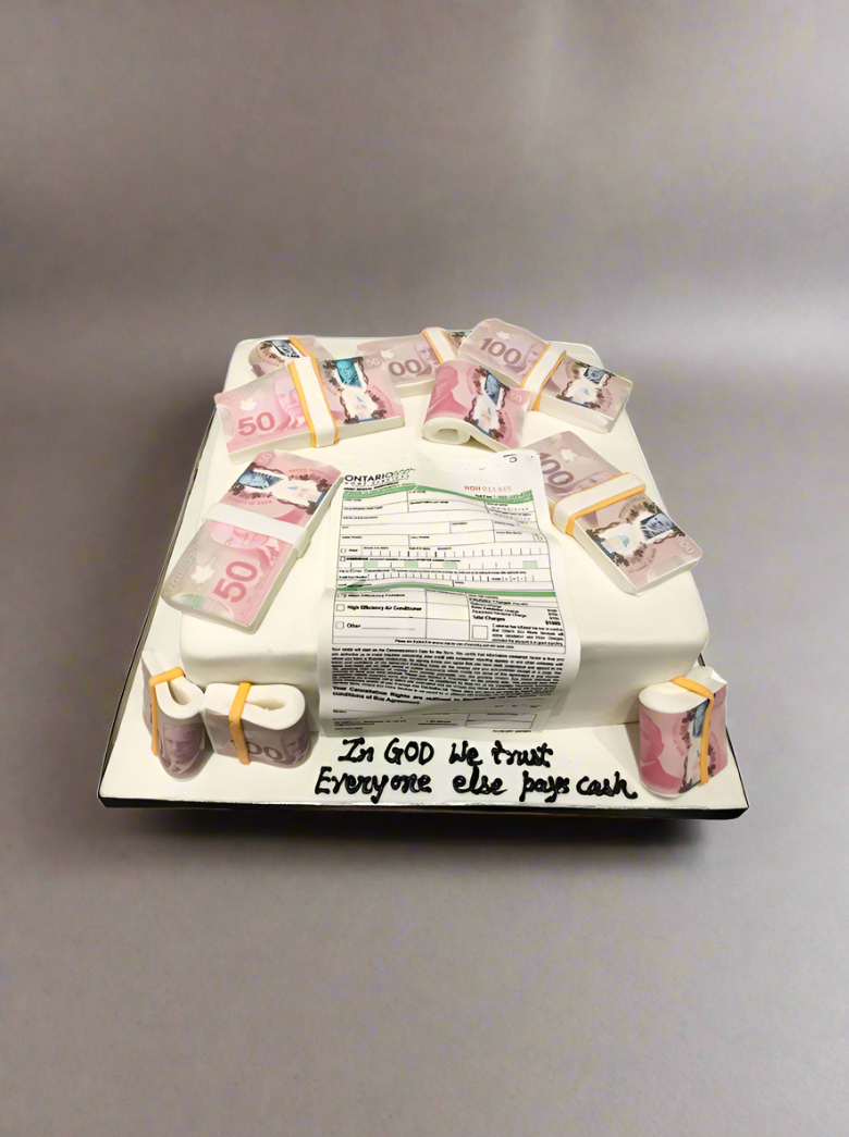 Dollar Fondant Cake