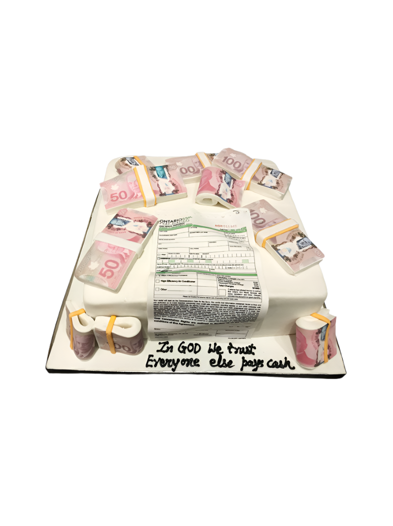 Dollar Fondant Cake