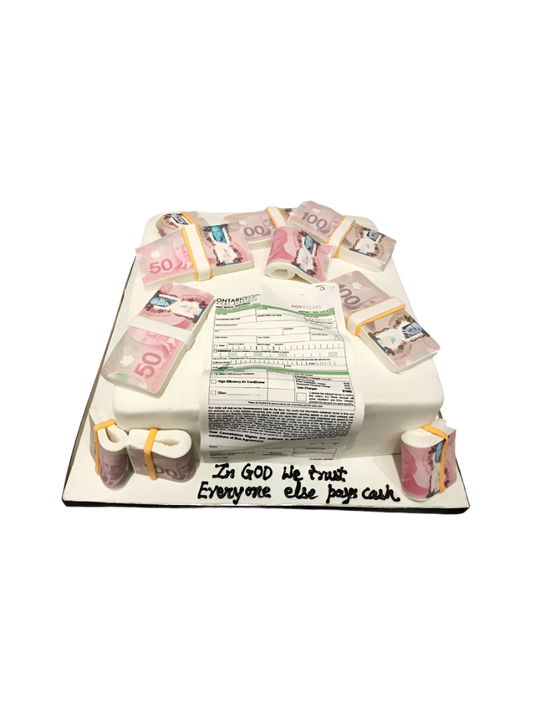 Dollar Fondant Cake