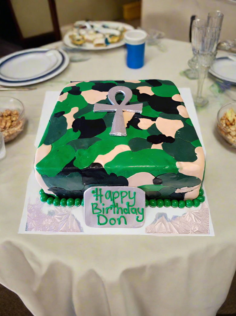 Don Army Fondant Cake