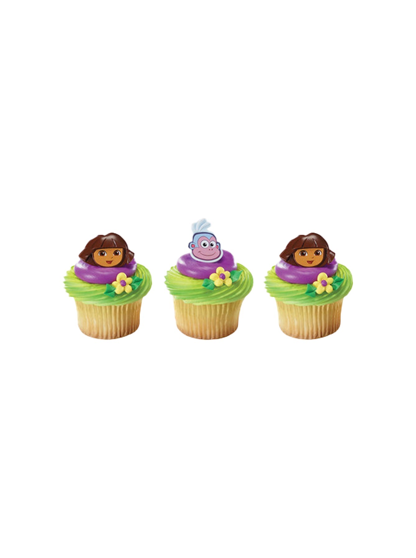 Dora the Explorer Dora and Boots Cupcake - (Pack of 6)