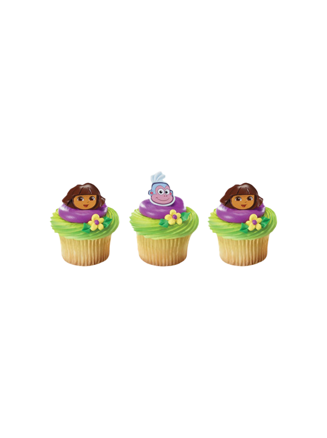 Dora the Explorer Dora and Boots Cupcake - (Pack of 6)