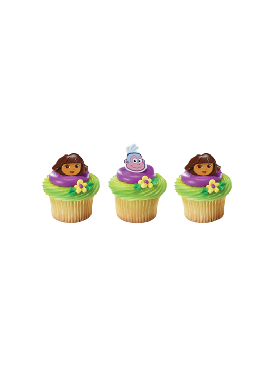 Dora the Explorer Dora and Boots Cupcake - (Pack of 6)