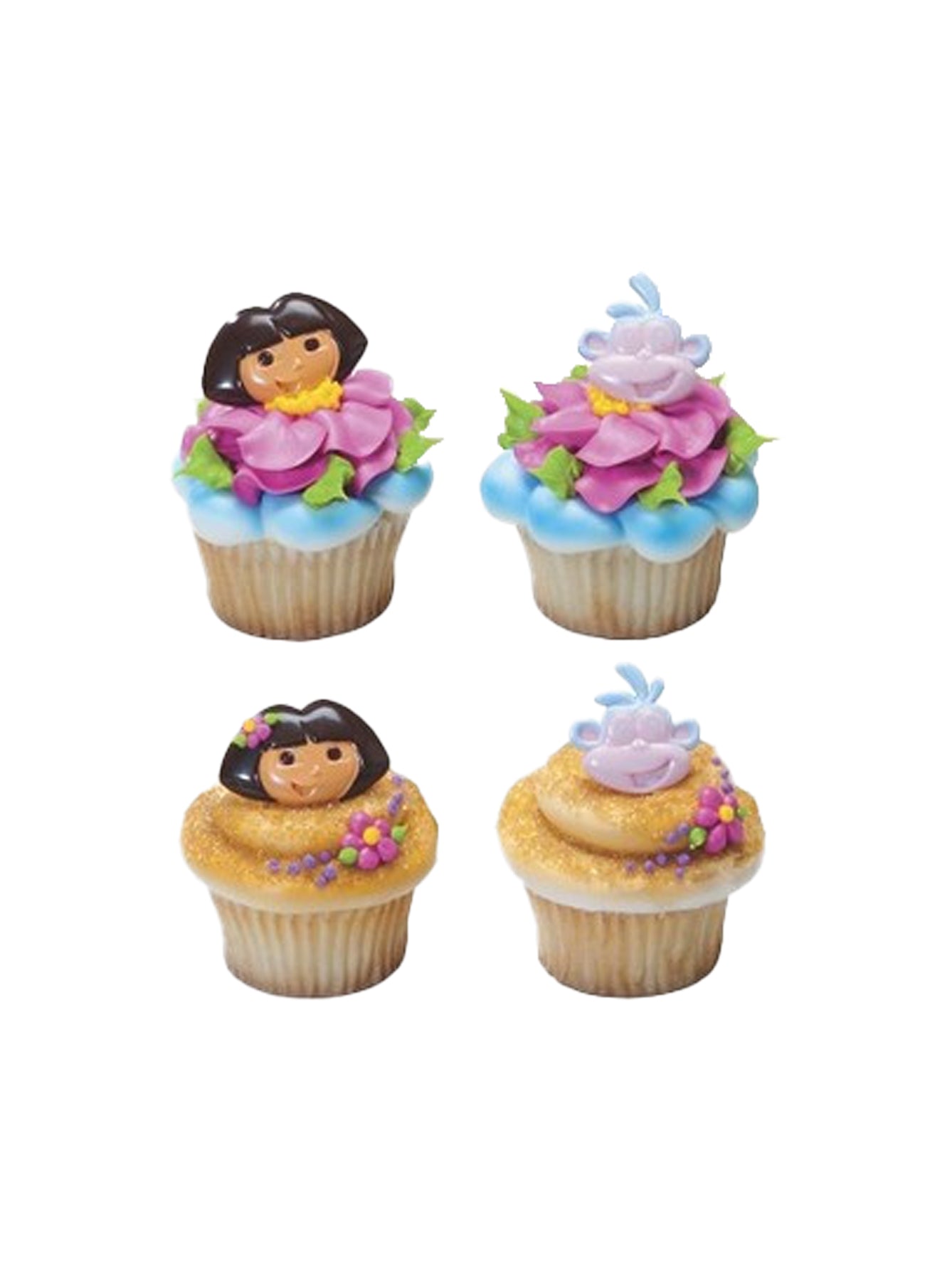 Dora the Explorer Dos Amigos Cupcakes - (Pack of 6)